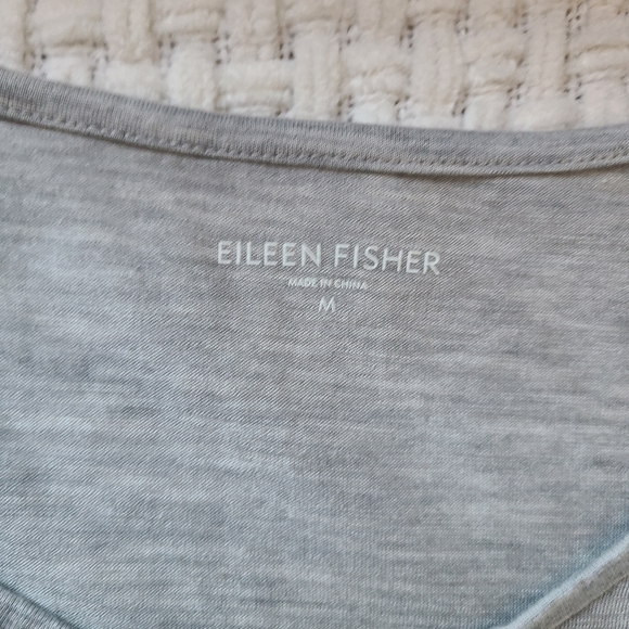 Eileen Fisher Gray Sleeveless Top Women's Size M - Picture 5 of 6